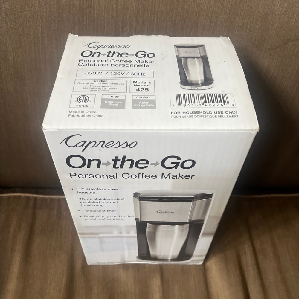 Capresso On-the-Go Coffee Maker - Picture 2 of 6